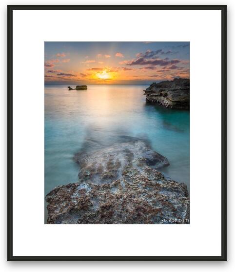 Sunset at Smith Cove Framed Fine Art Print