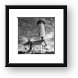 Pigeon Point Lighthouse at Sunset BW Framed Print