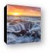 Thor's Well at Sunset Canvas Print