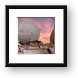 Spaceship Earth at Sunset Framed Print