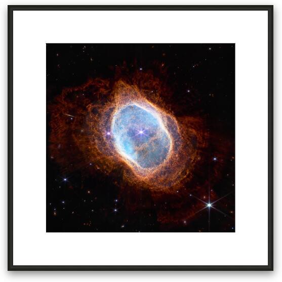 James Webb Telescope - Southern Ring Nebula Framed Fine Art Print