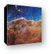 James Webb Telescope - The Cosmic Cliffs in Carina Canvas Print