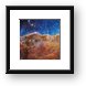James Webb Telescope - The Cosmic Cliffs in Carina Framed Print