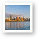 Chicago Skyline Dawn Panoramic Art Print