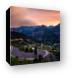 Dusk Over the Million Dollar Highway in Ouray Canvas Print