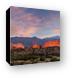 Garden of the Gods at Sunset Canvas Print