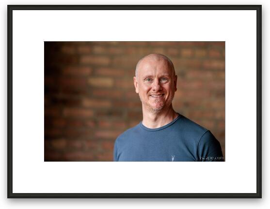 Business Headshot Framed Fine Art Print