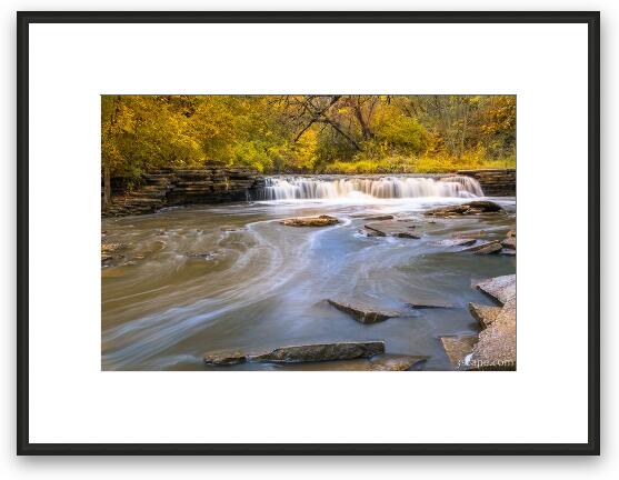 Waterfall Glen, Lemont, IL Framed Fine Art Print