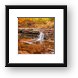 Waterfall Glen in Autumn Framed Print