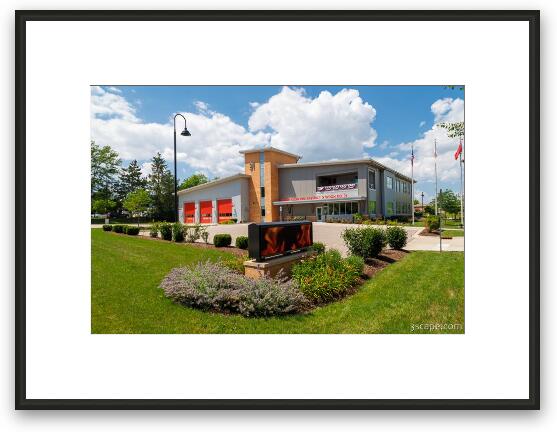 South Elgin Fire Department HQ Framed Fine Art Print