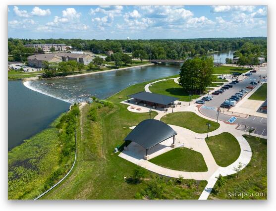 Panton Mill Park Aerial Fine Art Print