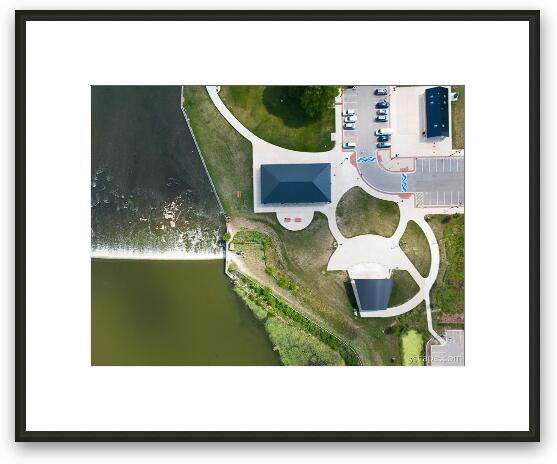 Panton Mill Park Top Down Framed Fine Art Print