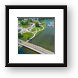 Panton Mill Park and Fox River Aerial Framed Print