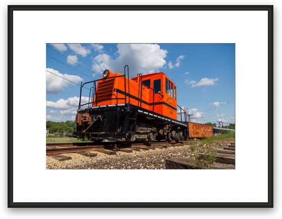 Aurora-Elgin Locomotive Framed Fine Art Print
