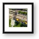 Top Down Train Tracks Framed Print