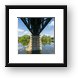 Train Bridge Over Fox River Framed Print
