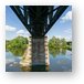 Train Bridge Over Fox River Metal Print