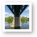 Train Bridge Over Fox River Art Print