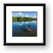 Mysterious Chair in the Fox River Framed Print