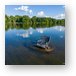 Mysterious Chair in the Fox River Metal Print