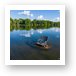 Mysterious Chair in the Fox River Art Print