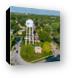 South Elgin Water Tower Aerial Canvas Print