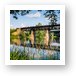Fox River Rail Bridge Art Print