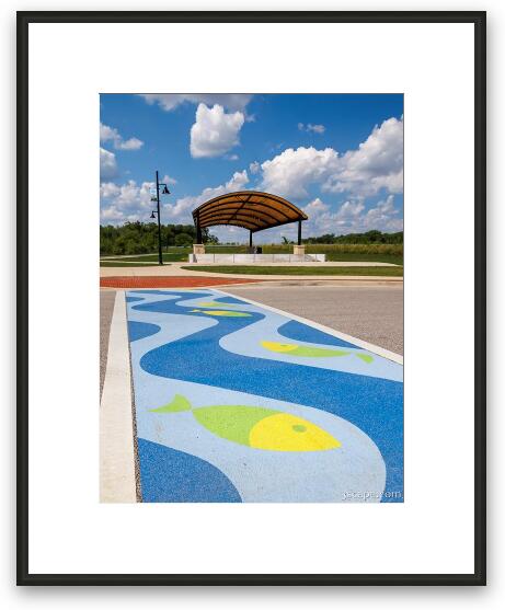 Panton Mill Park Music Shell Framed Fine Art Print