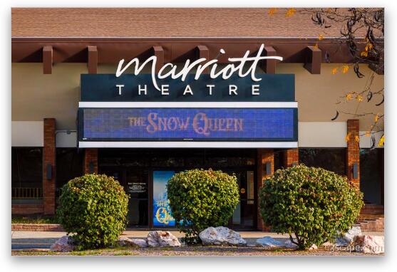 Marriott Theatre Fine Art Metal Print