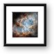 Crab Nebula NIRCam and MIRI JWST Framed Print