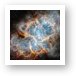 Crab Nebula NIRCam and MIRI JWST Art Print