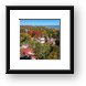 Grosse Point Lighthouse and Bahai Temple Framed Print