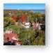 Grosse Point Lighthouse and Bahai Temple Metal Print