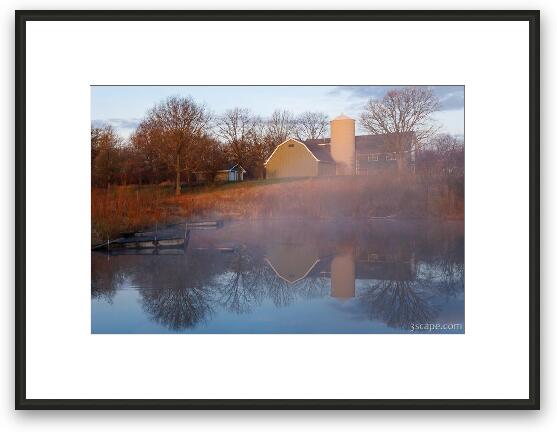 Fog at Volo Bog Framed Fine Art Print