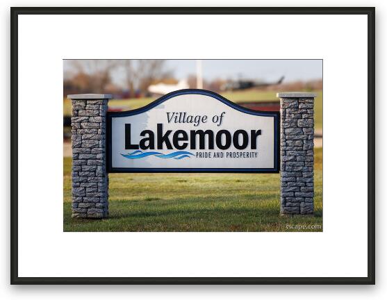 Village of Lakemoor Framed Fine Art Print
