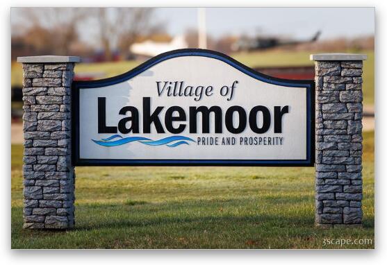 Village of Lakemoor Fine Art Metal Print