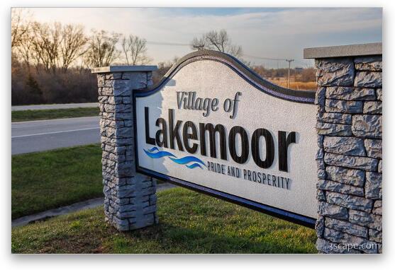 Village of Lakemoor Fine Art Print