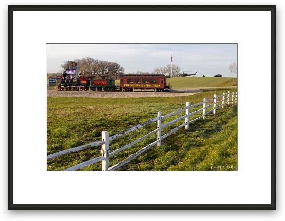 Volo Auto Museum Locomotive Framed Fine Art Print