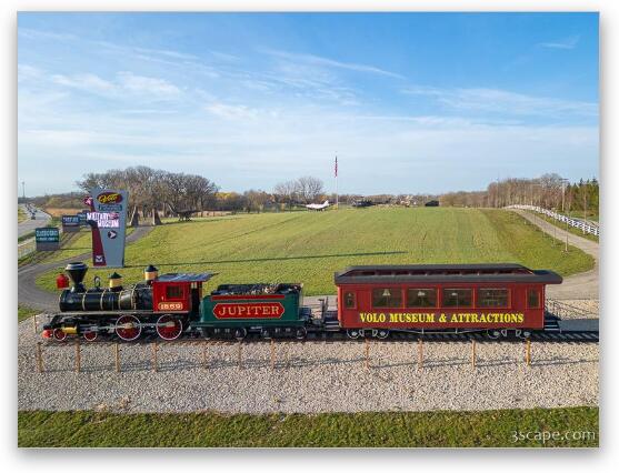 Volo Auto Museum Locomotive Fine Art Print