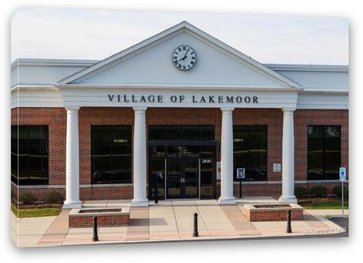 Lakemoor Village Hall Fine Art Canvas Print