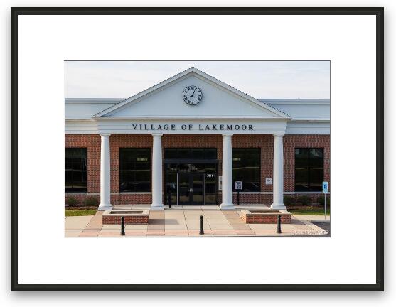 Lakemoor Village Hall Framed Fine Art Print