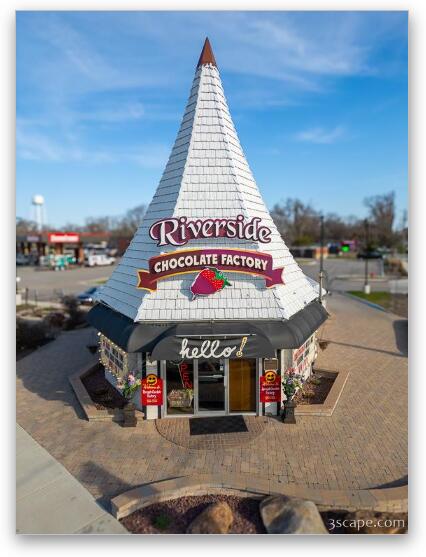 Riverside Chocolate Factory Fine Art Print