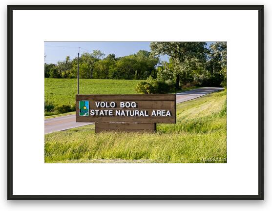 Volo Bog State Natural Area Framed Fine Art Print