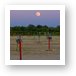Moon over McHenry Outdoor Theater Art Print