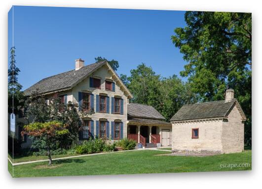 Historic Sunderlage Farm House 1 Fine Art Canvas Print