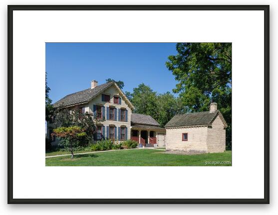 Historic Sunderlage Farm House 1 Framed Fine Art Print