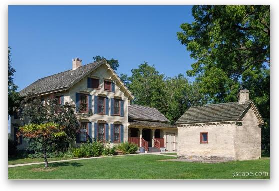 Historic Sunderlage Farm House 1 Fine Art Metal Print