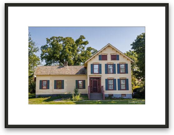 Historic Sunderlage Farm House 2 Framed Fine Art Print