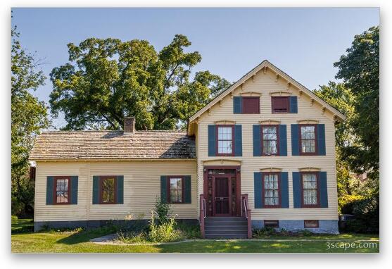 Historic Sunderlage Farm House 2 Fine Art Metal Print