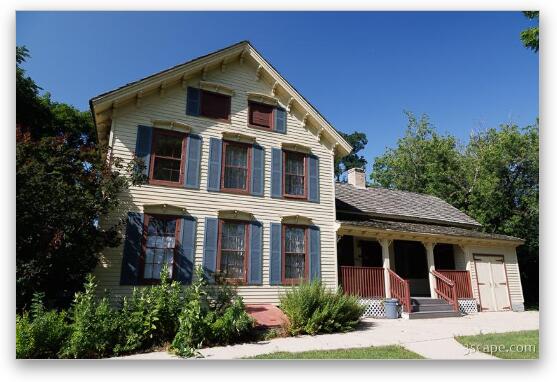 Historic Sunderlage Farm House 3 Fine Art Metal Print